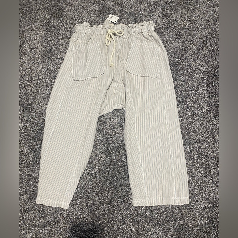 Free People Oversized Striped Pants - Picture 4 of 5